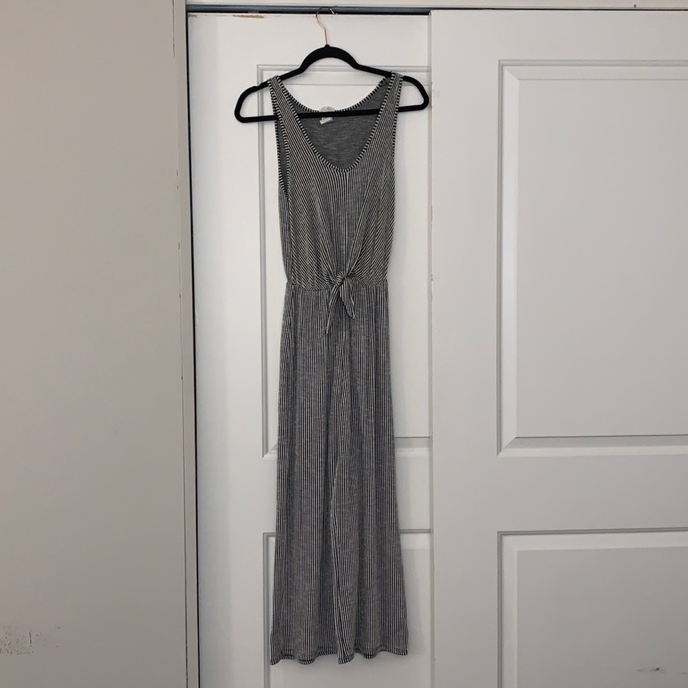 Striped Knit Jumpsuit